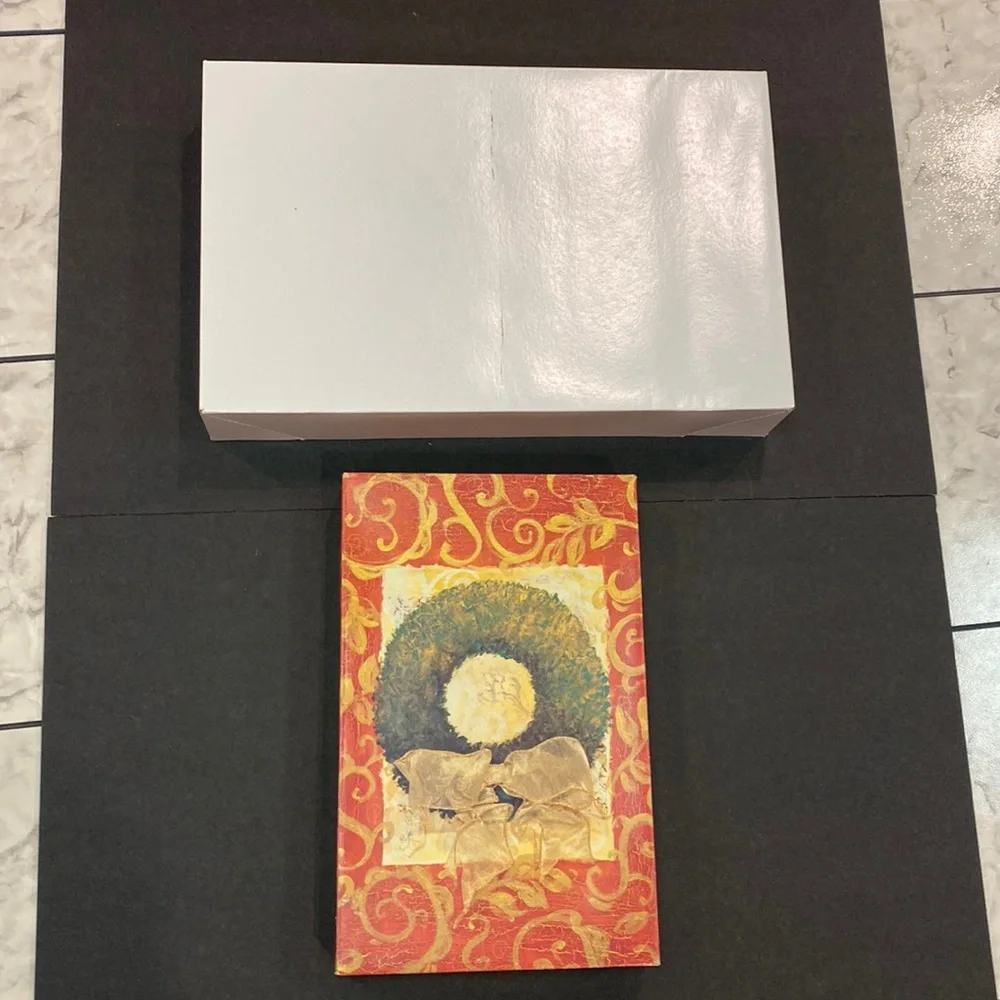 Gift Boxes Paper Christmas Extra Large Sweater Box & Large Shirt Box set of 2